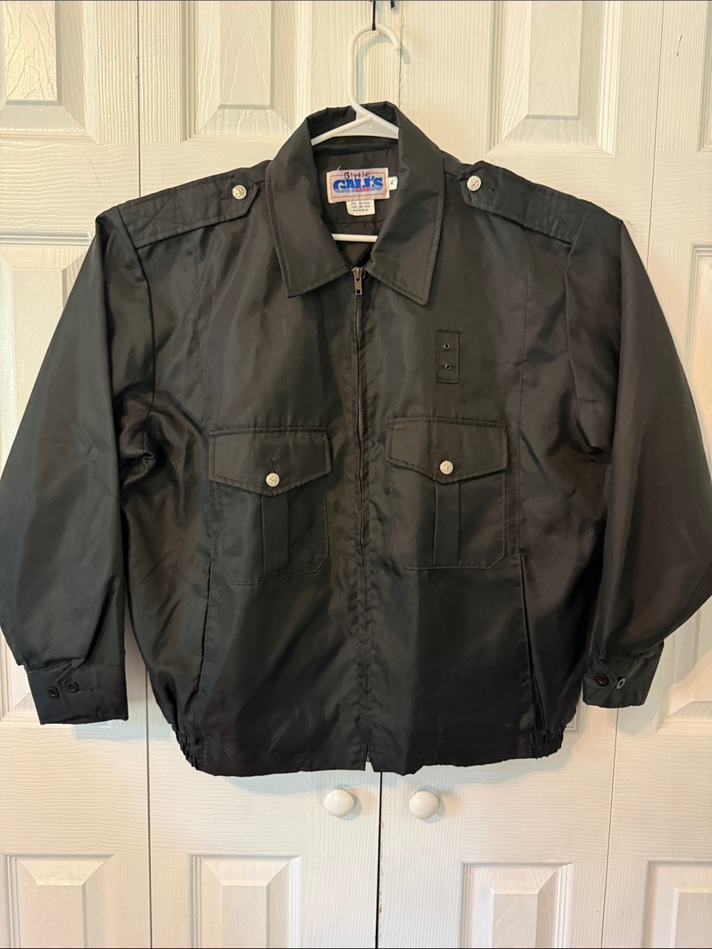 Vintage Galls Jacket Style Police Uniform Windbreaker Sz XL